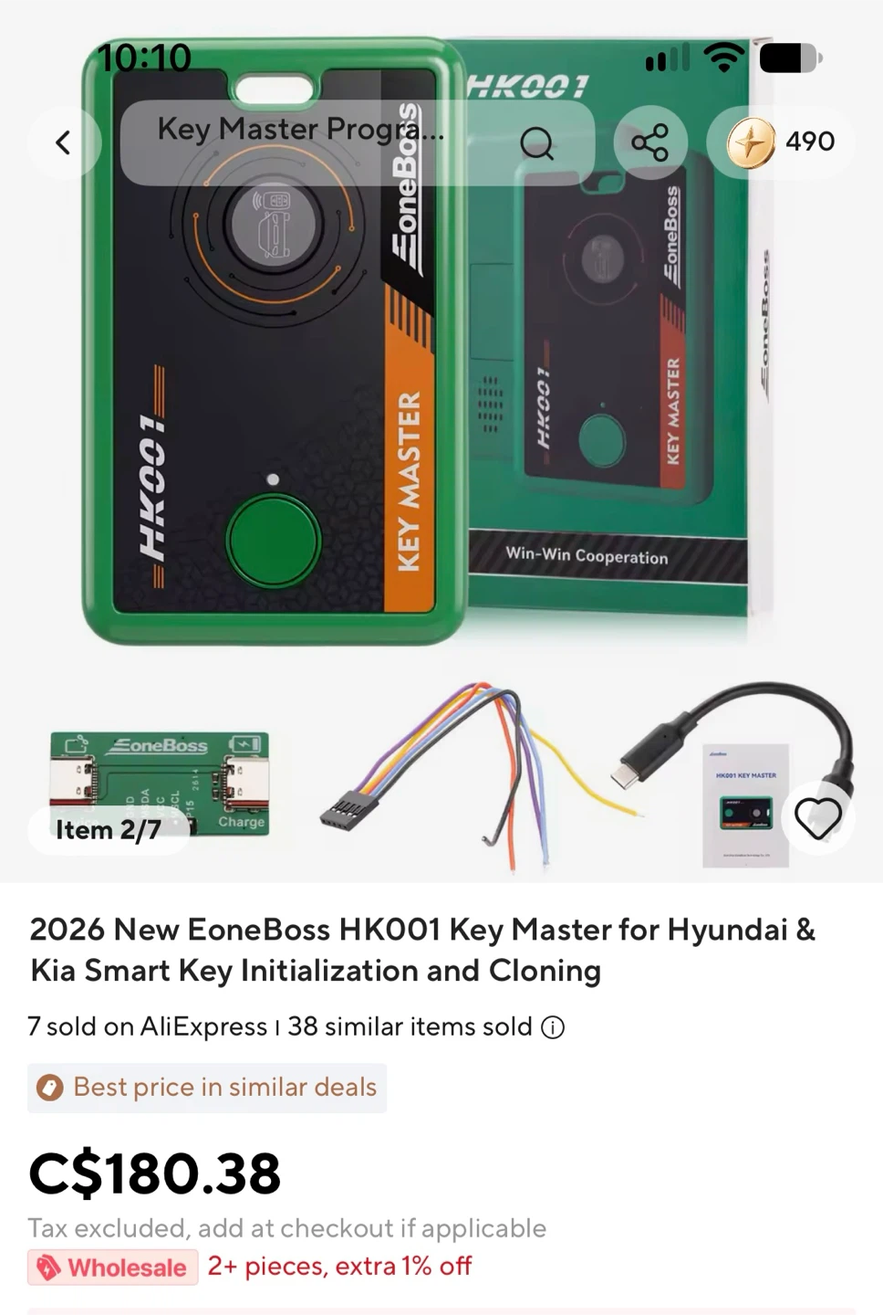 EoneBoss HK001 Key Master for Hyundai & Kia - photo 3