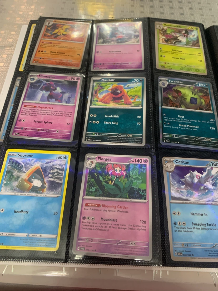 Assorted Pokemon Trading Cards in Binder - photo 5