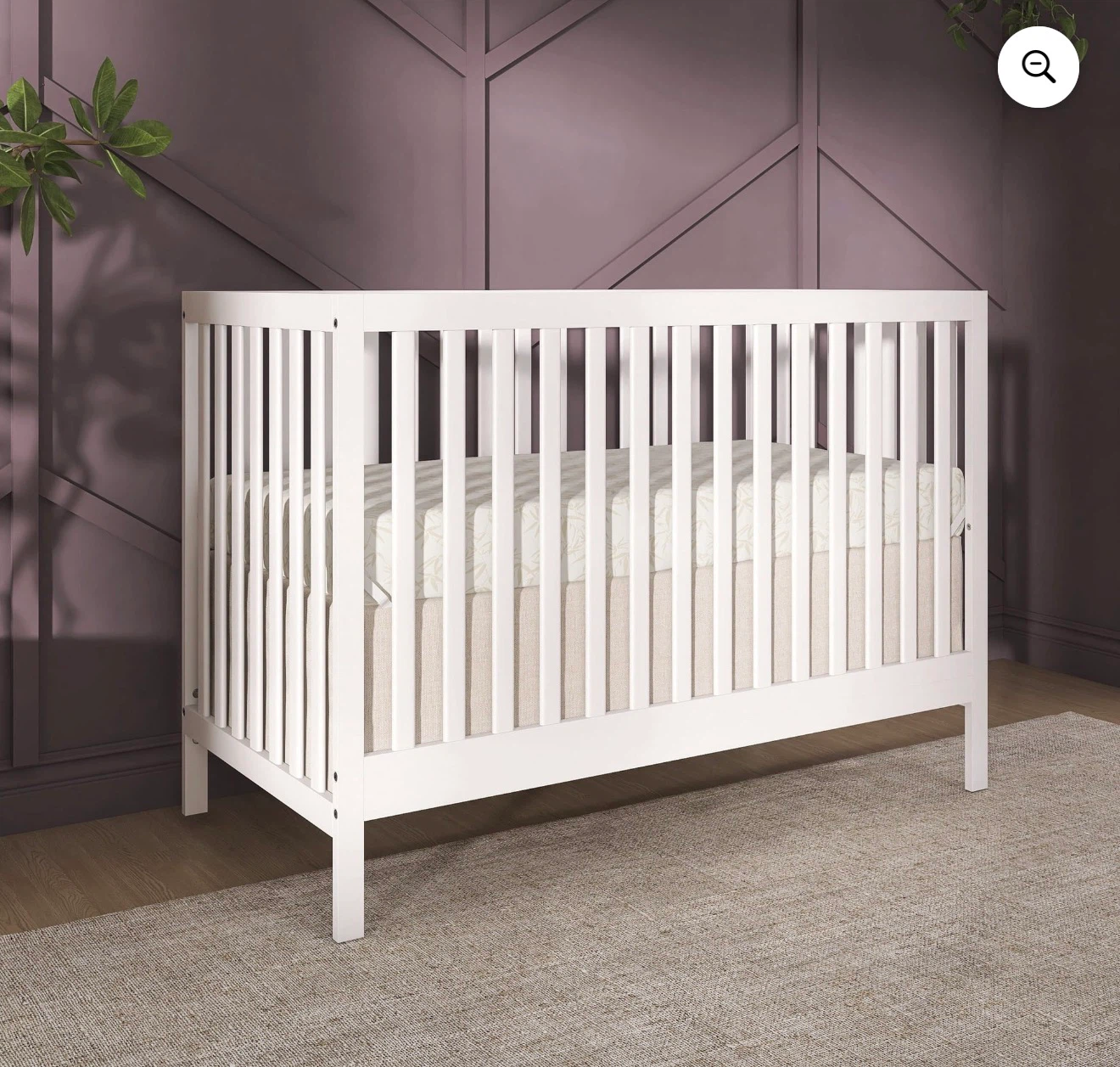 White Baby Crib