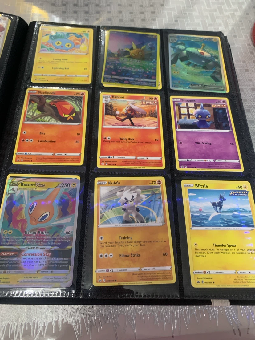 Assorted Pokémon Trading Cards in Binder - photo 2