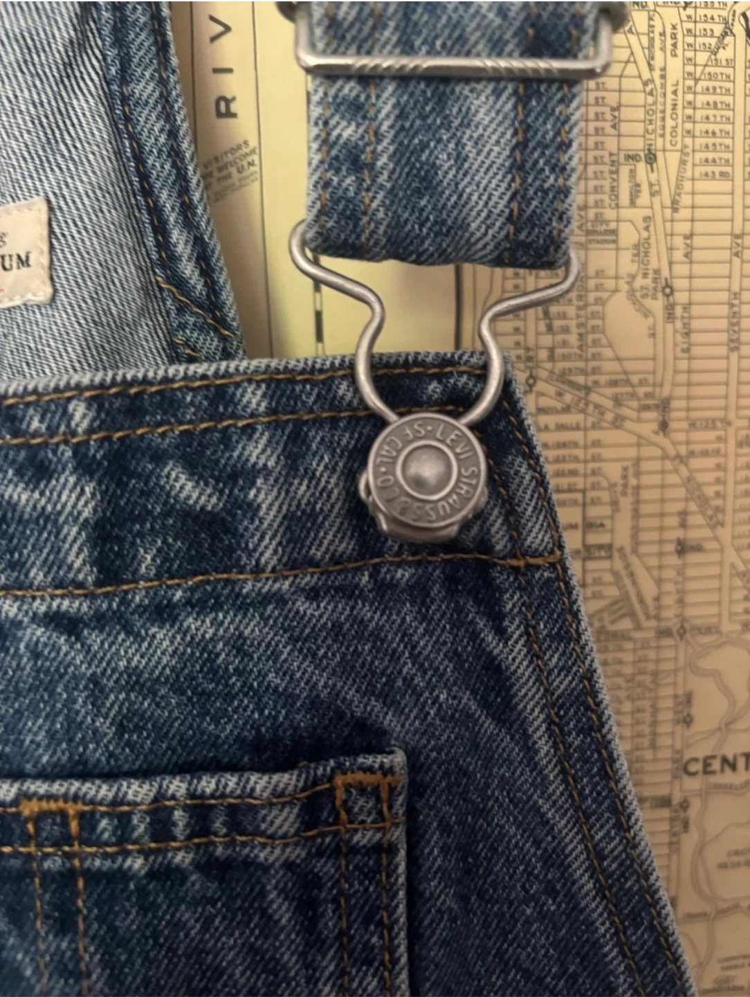 (XS) Levi's Premium Denim Overalls - photo 5