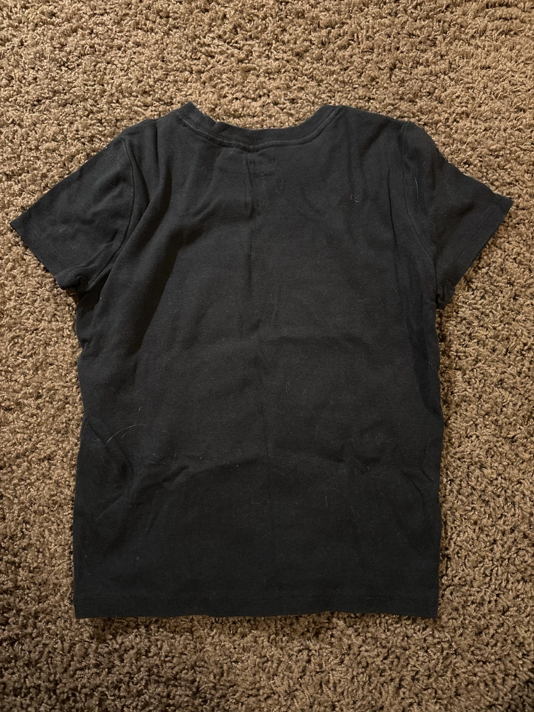 Hollister cropped Black short sleeve - photo 3