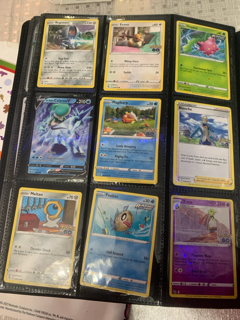 Mixed Pokémon and Digimon trading card binder - photo 3