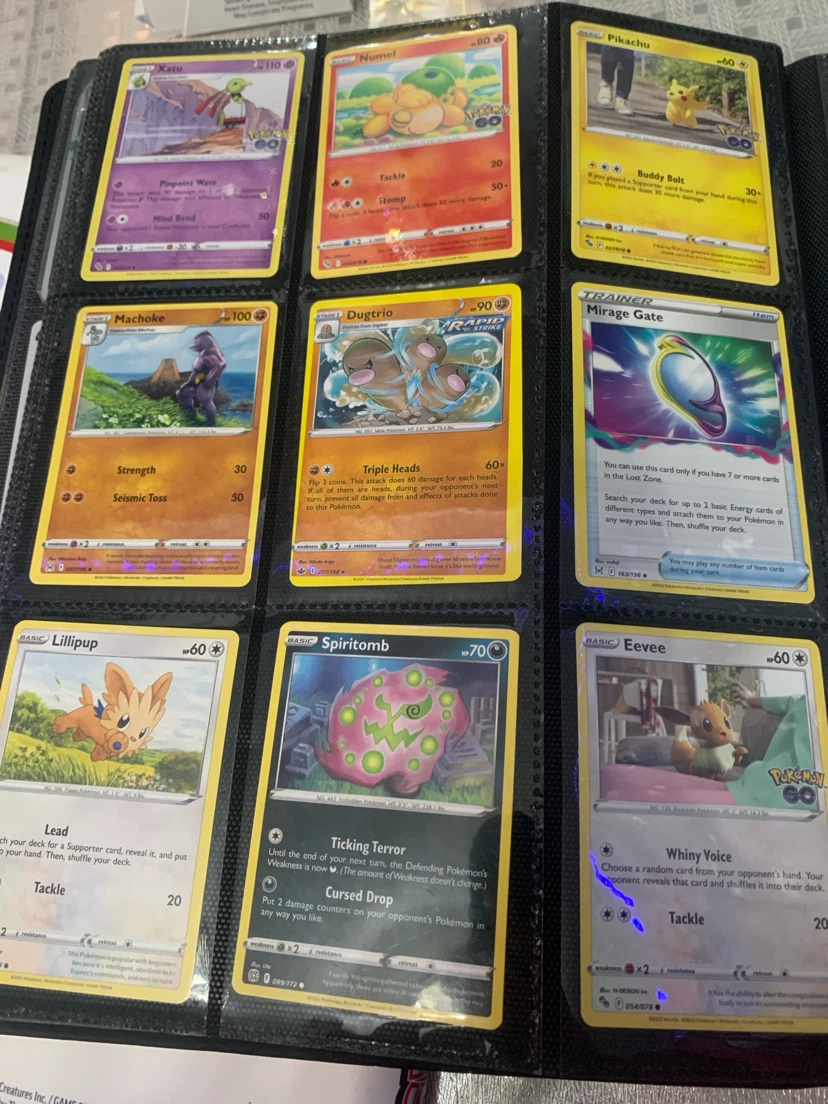 Mixed Pokémon and Digimon trading card binder - photo 4