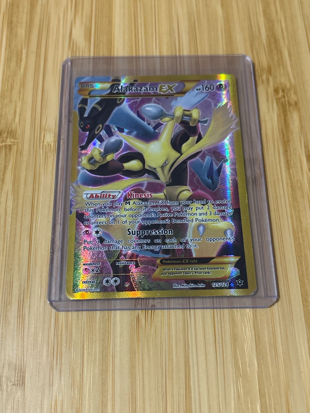 Alakazam EX pokemon card