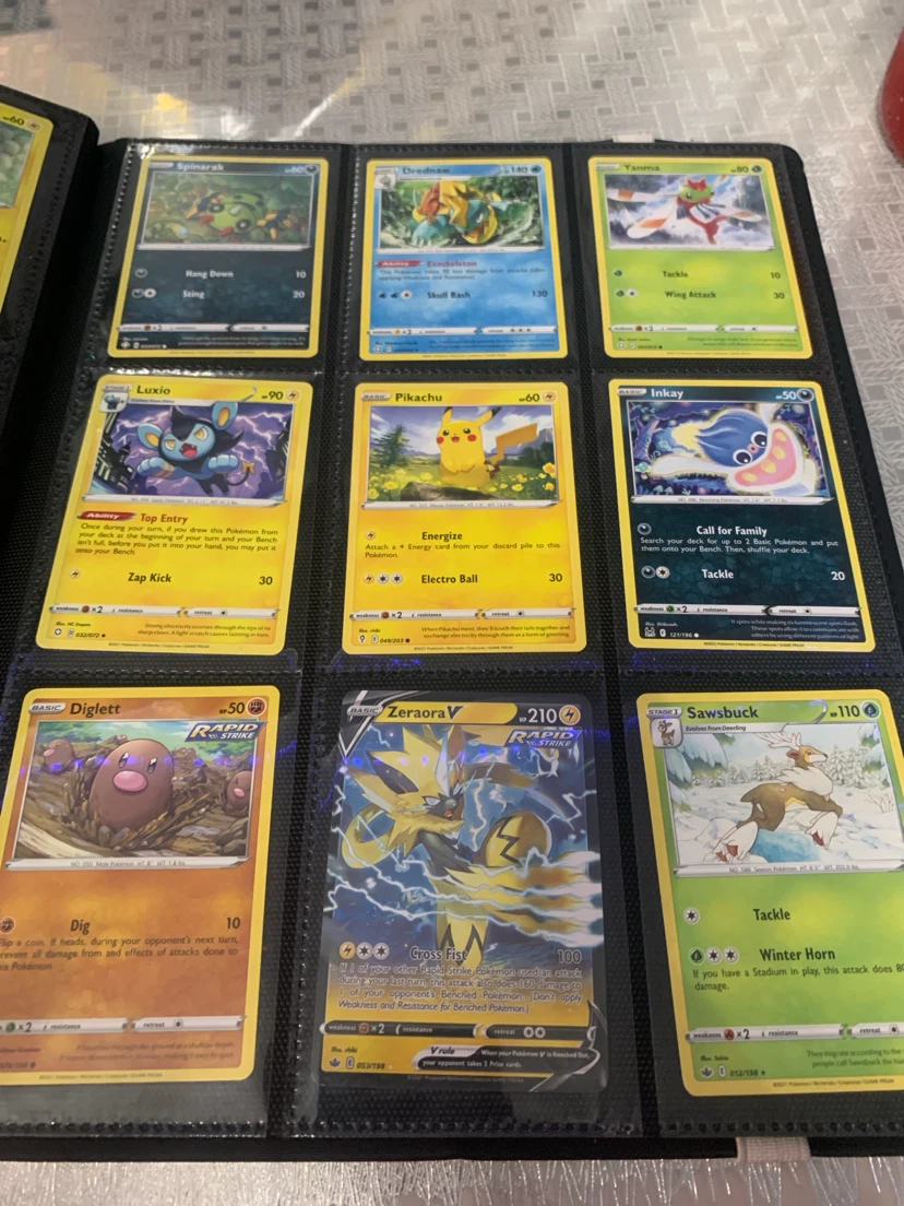 Assorted Pokemon Card Collection in Binder - photo 2
