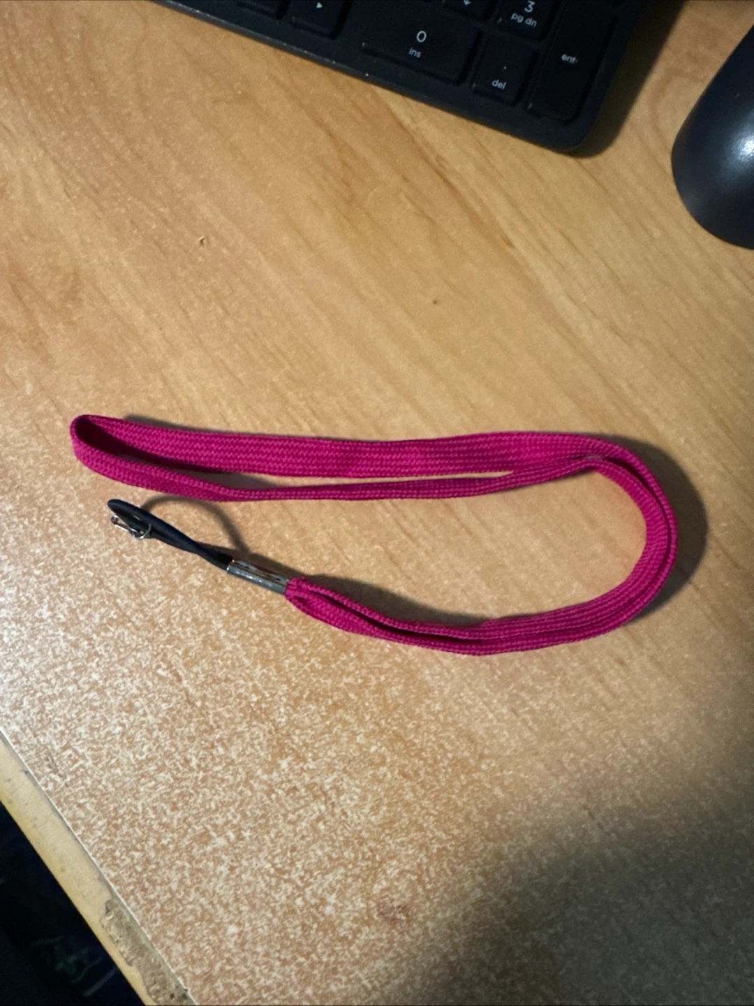 Magenta Woven Wear it around your neck or wrist