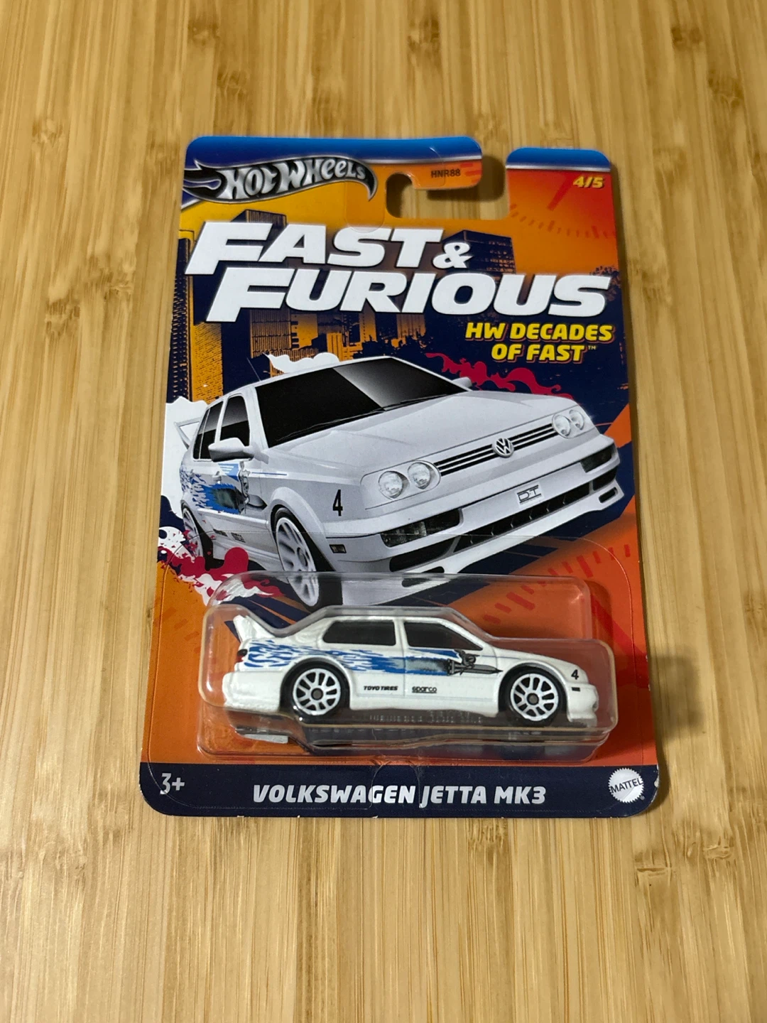 Fast and furious Volkswagen Jetta mk3 silver series hotwheels