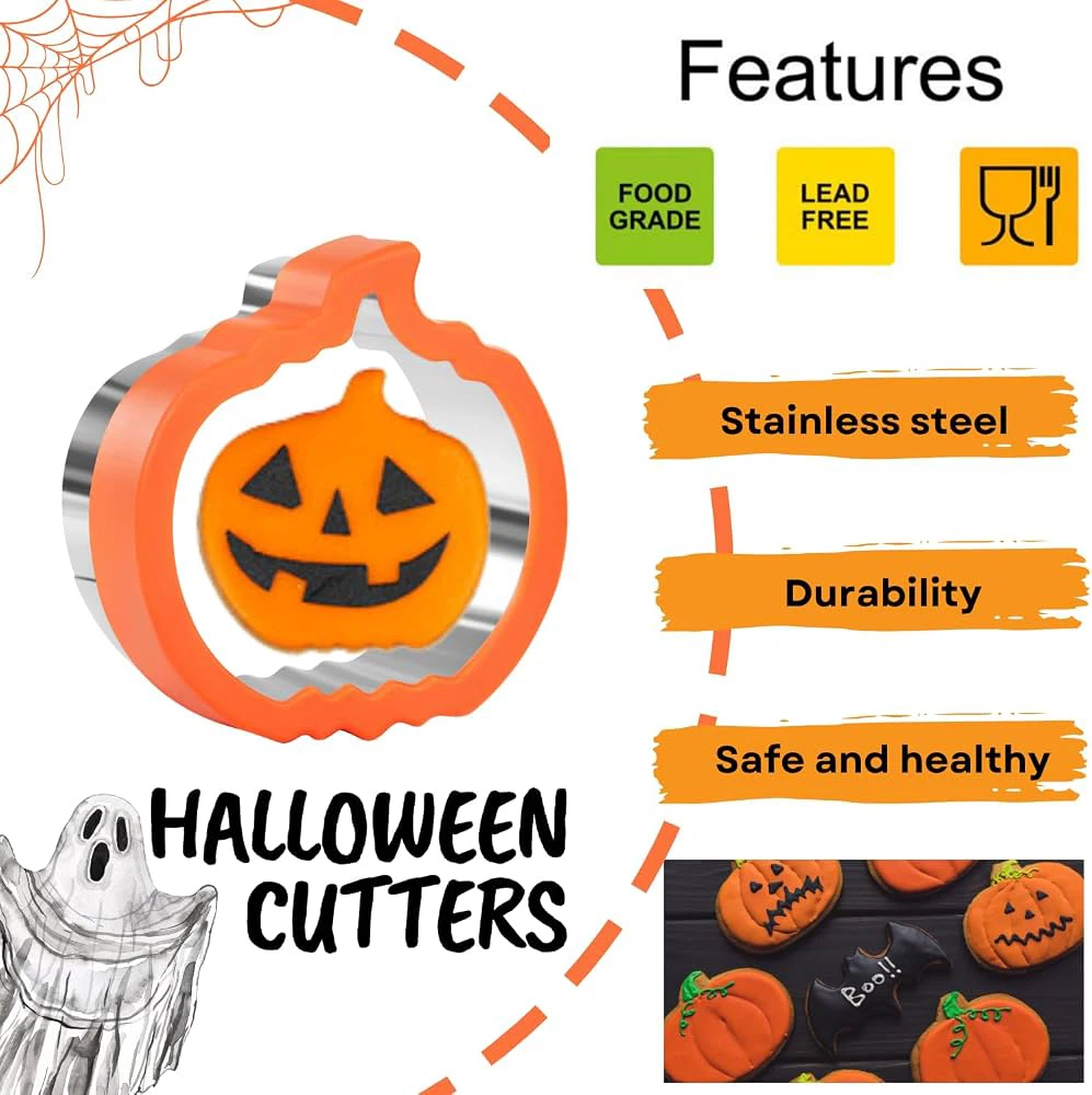 New Halloween cookies 7 pieces cutters - photo 2