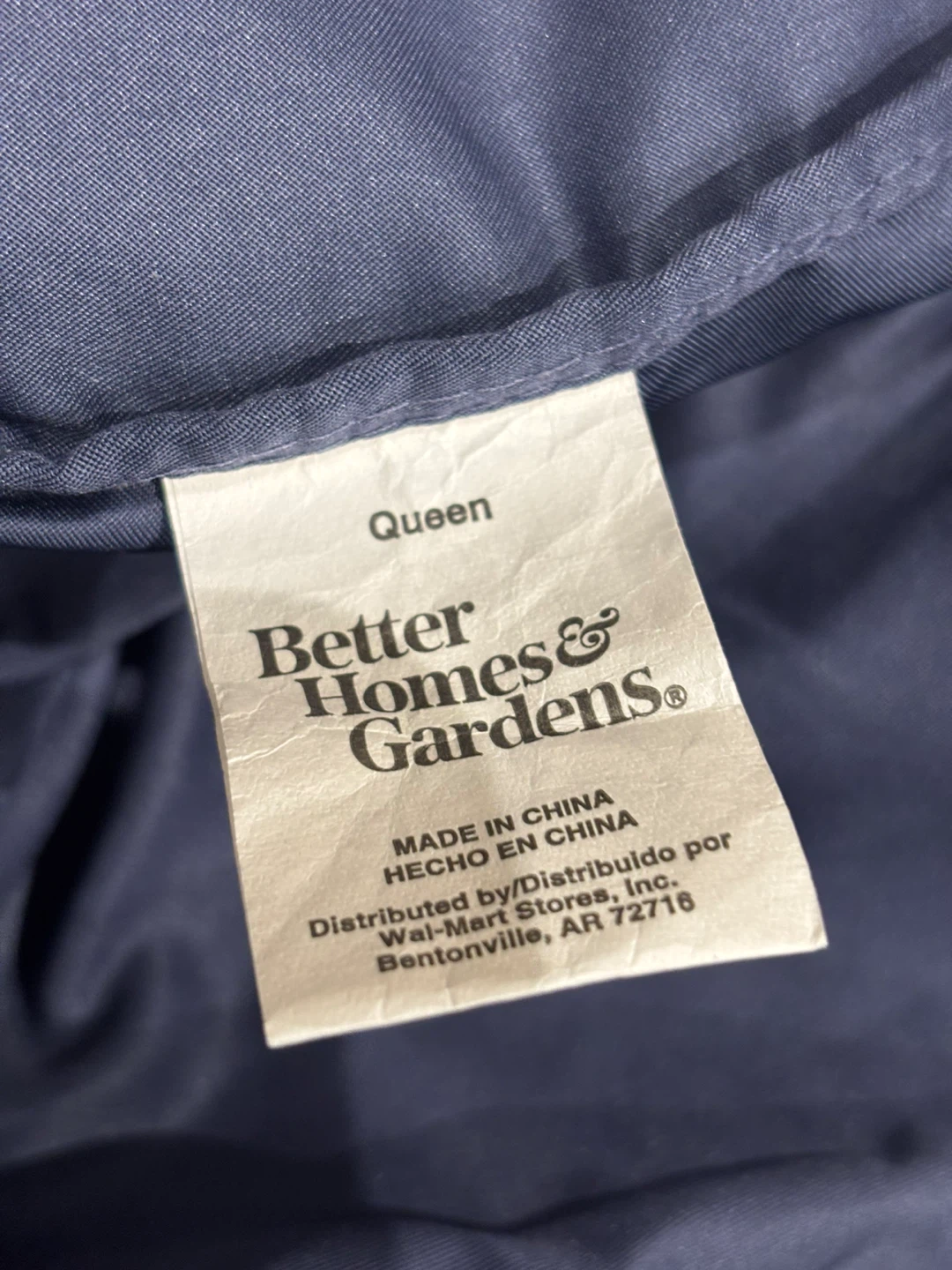 Better Homes & Gardens Queen Navy Bed Sheet Set - photo 3