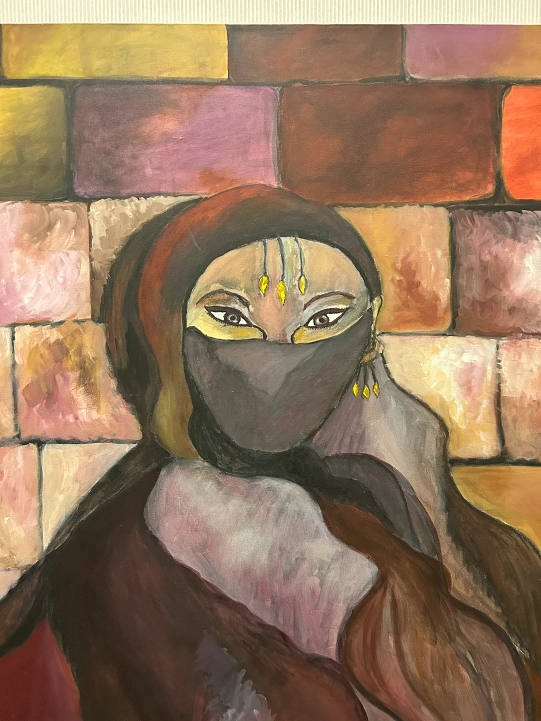 Original Portrait Painting on Canvas - photo 2
