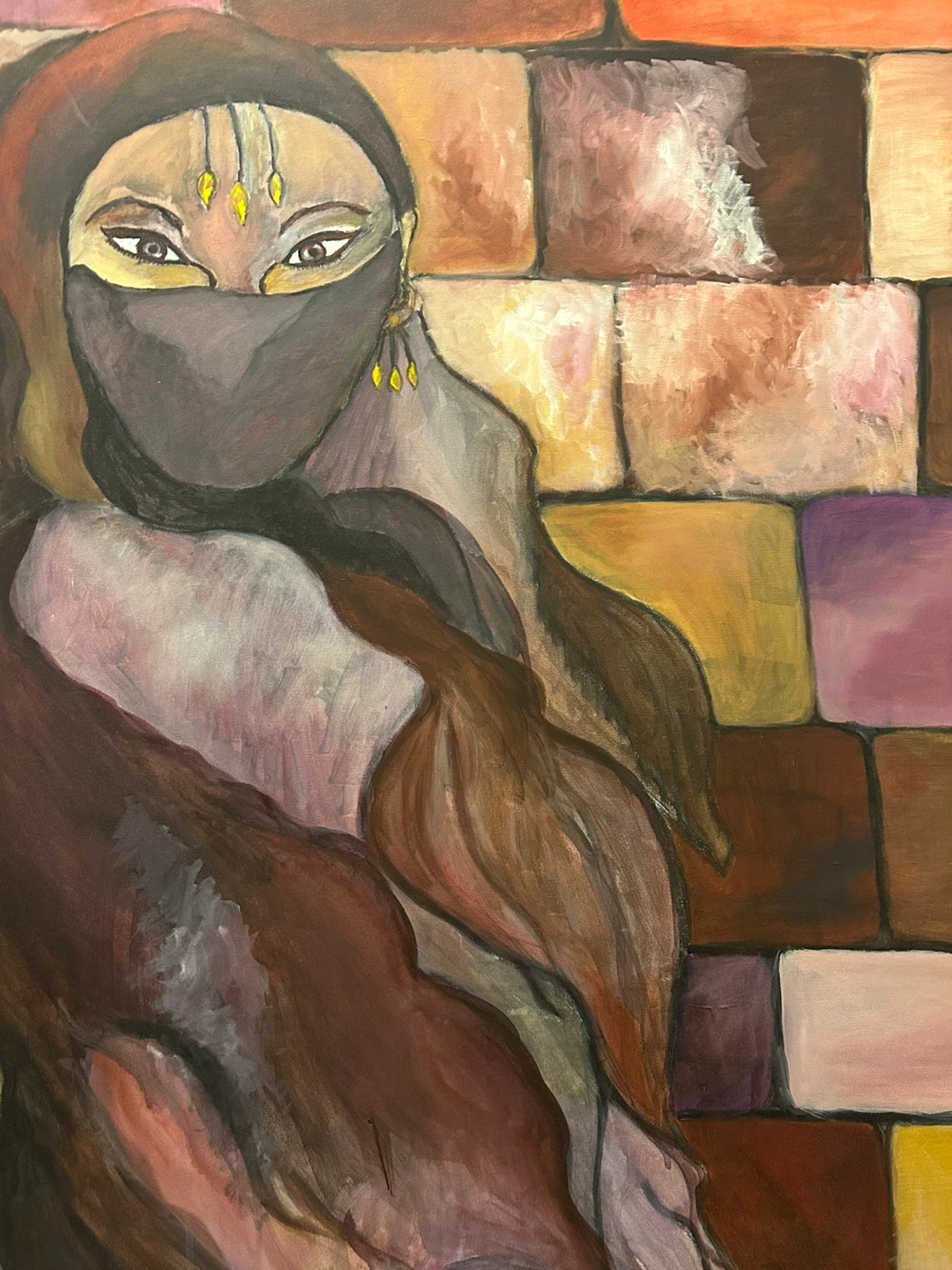 Original Portrait Painting on Canvas - photo 3