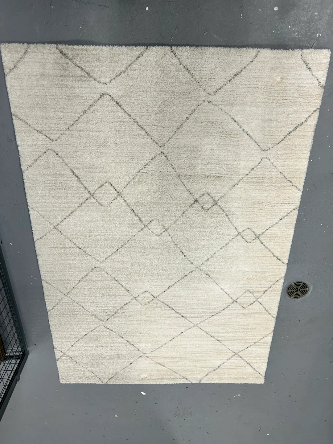 IKEA TVERSTED Low Pile Beige Rug
