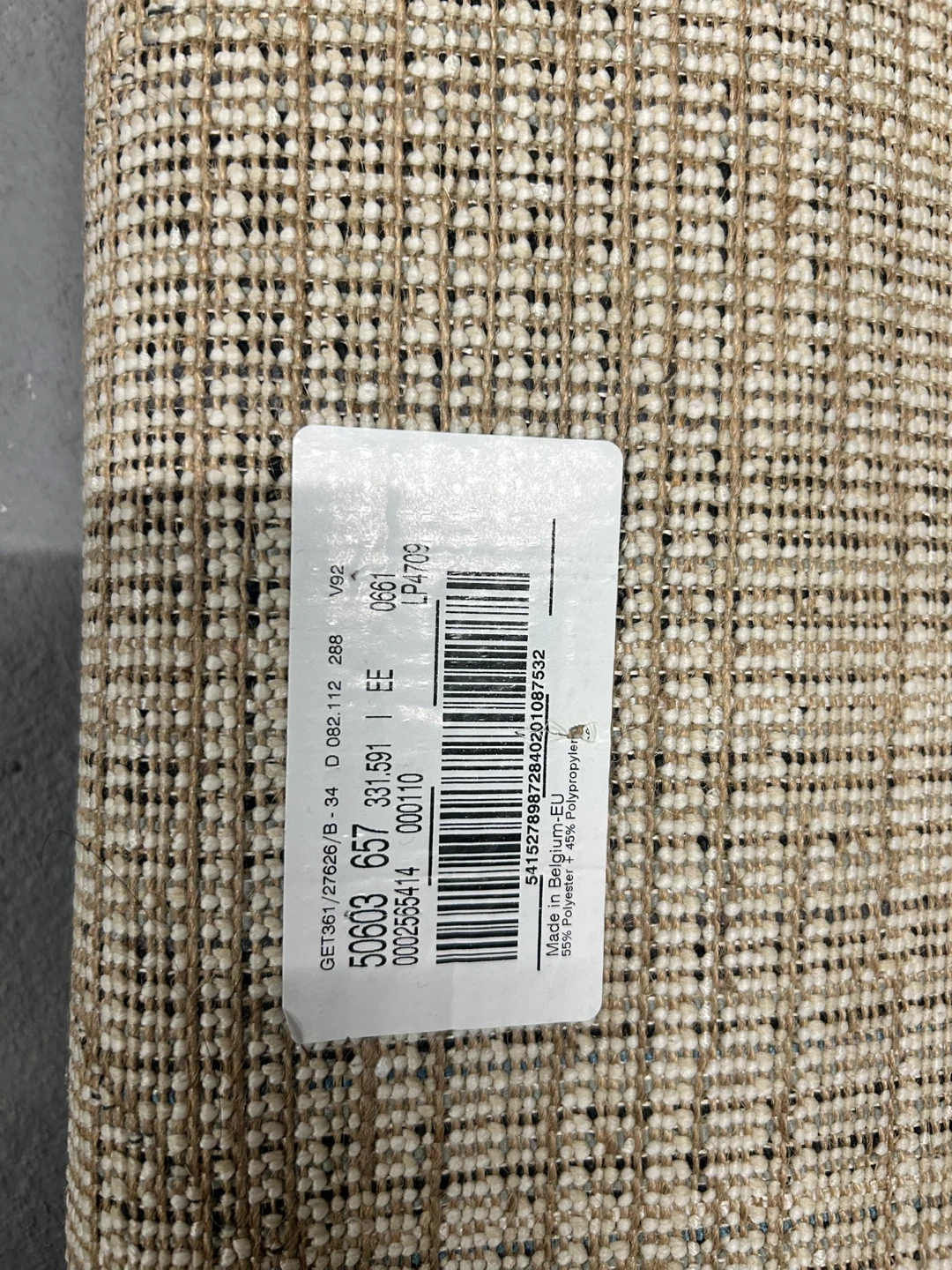 IKEA TVERSTED Low Pile Beige Rug - photo 5
