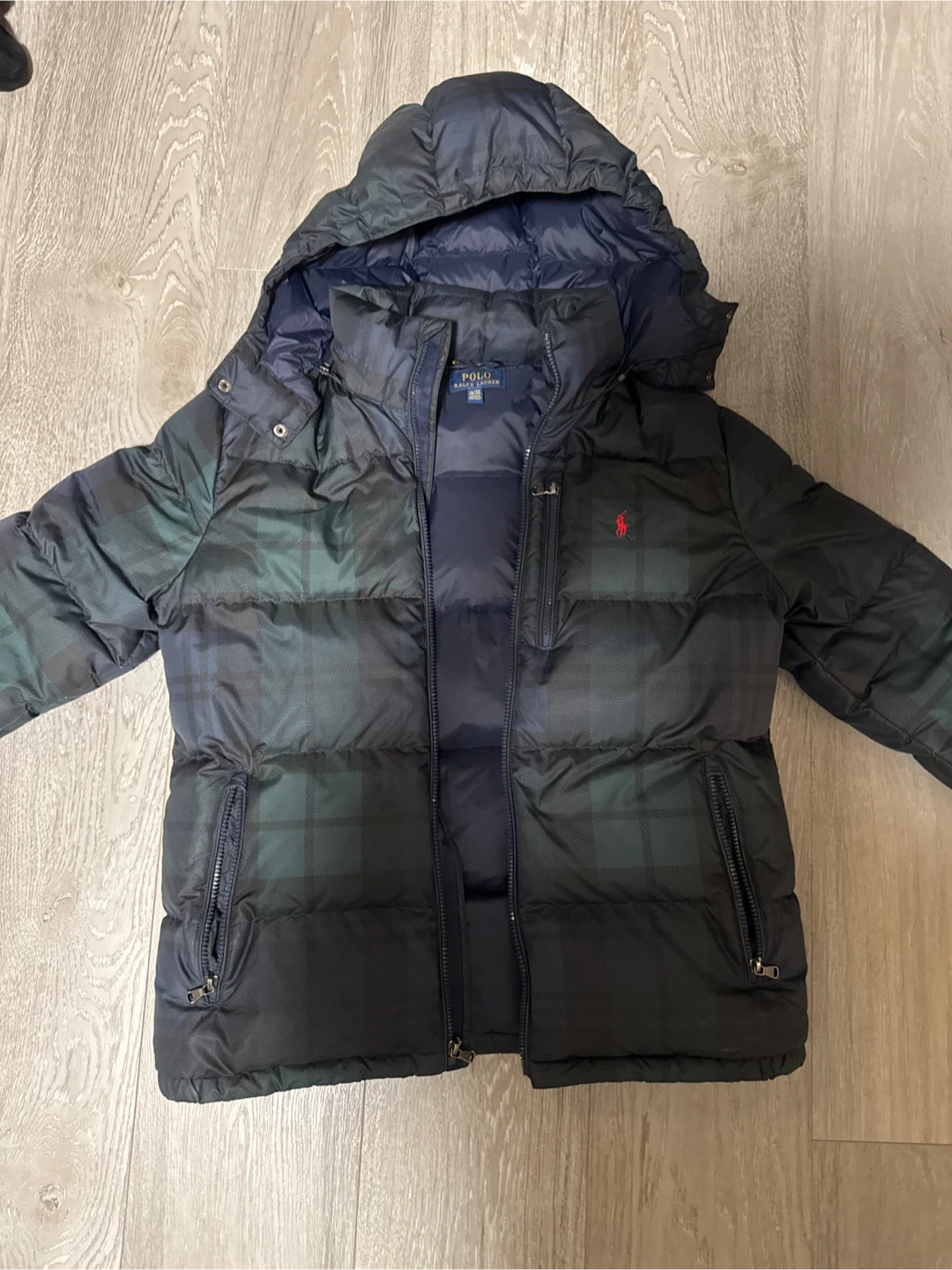 Polo Ralph Lauren Kids Plaid Puffer Jacket