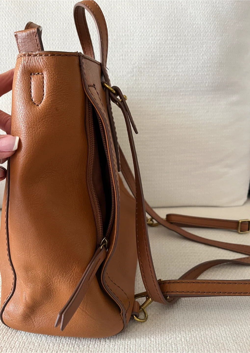 Fossil Leather Convertible Backpack - photo 4