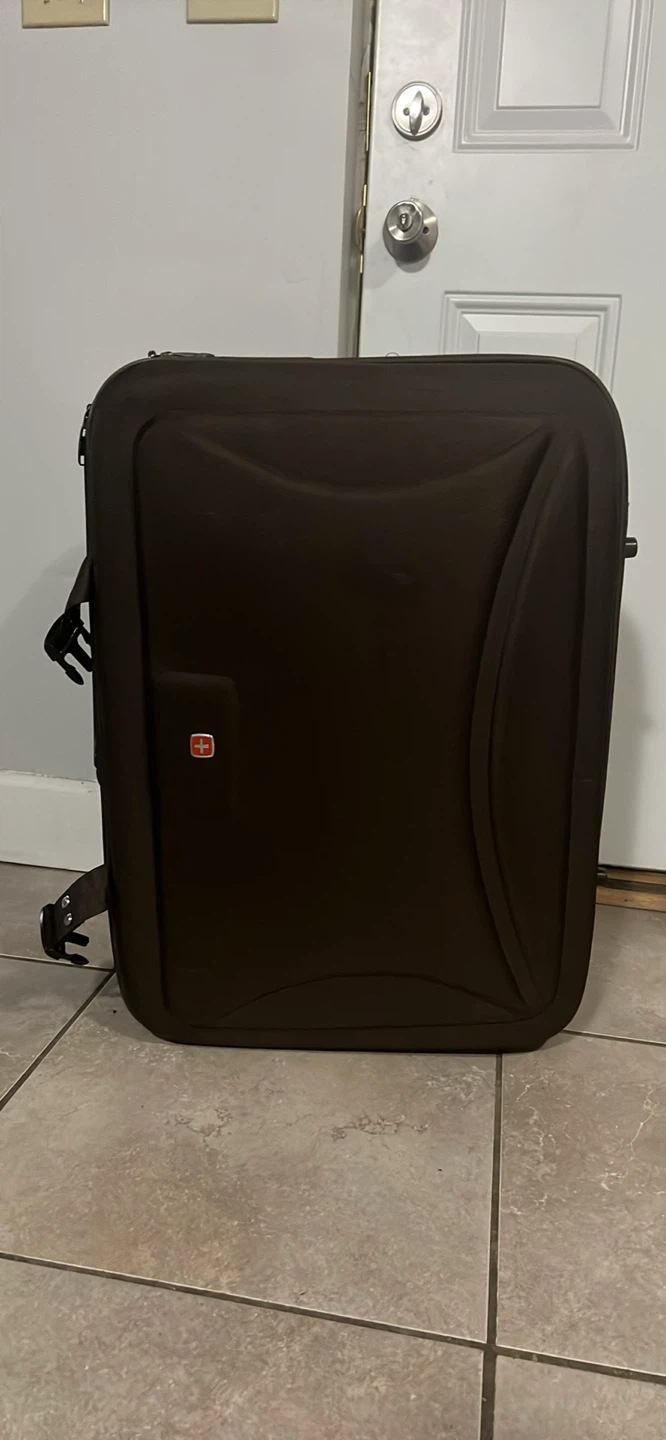 SwissGear Brown Travel Suitcase