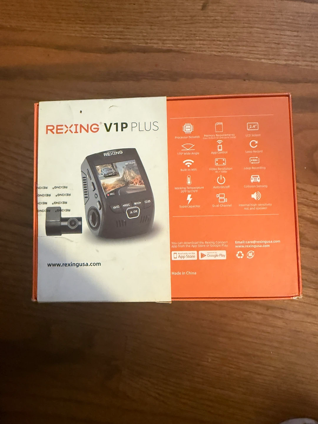 Dash cam front + rear V1P Plus - photo 2