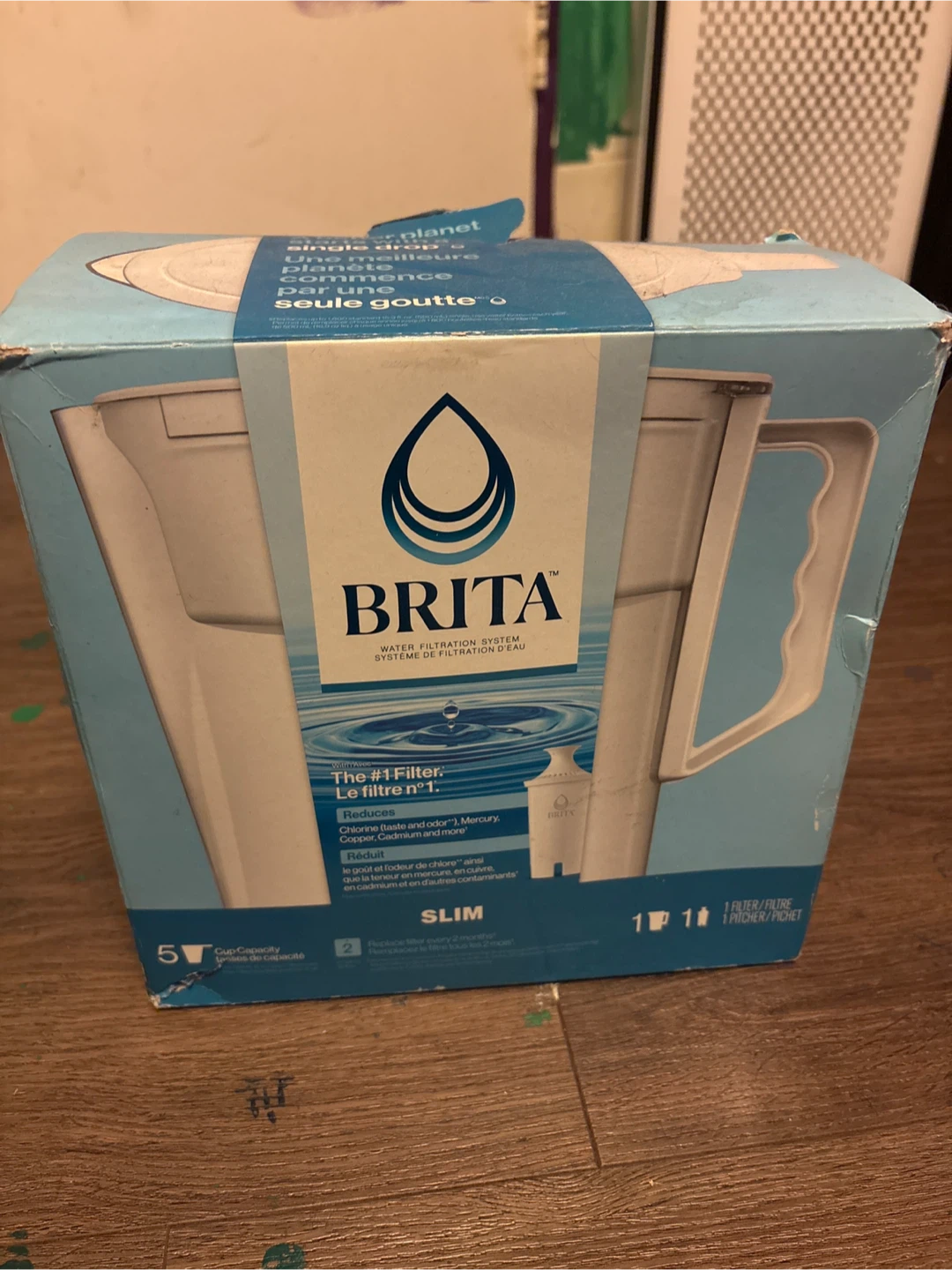 Brita Slim Water Filtration Pitcher