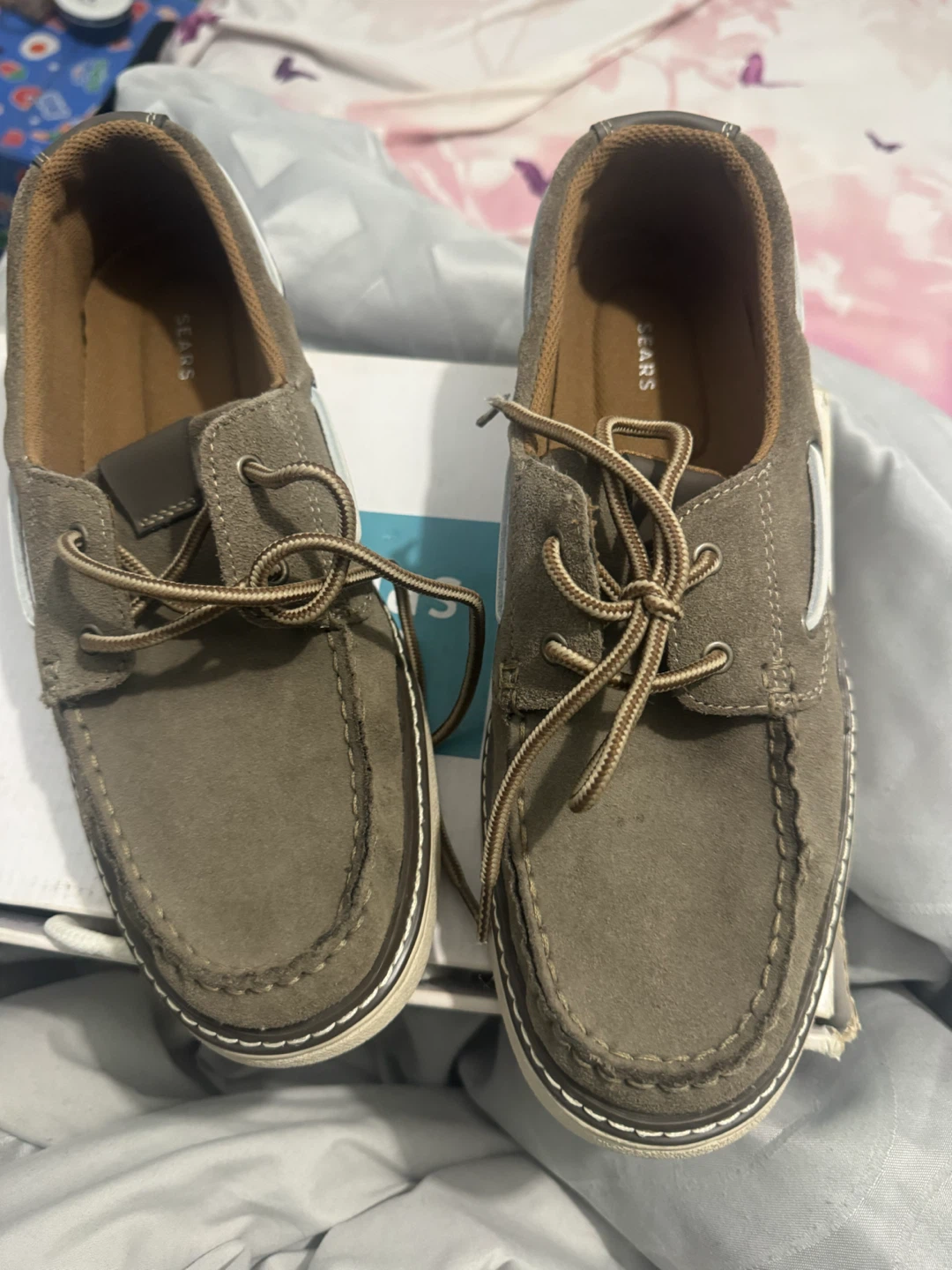 Sears Men's Canvas Boat Shoes