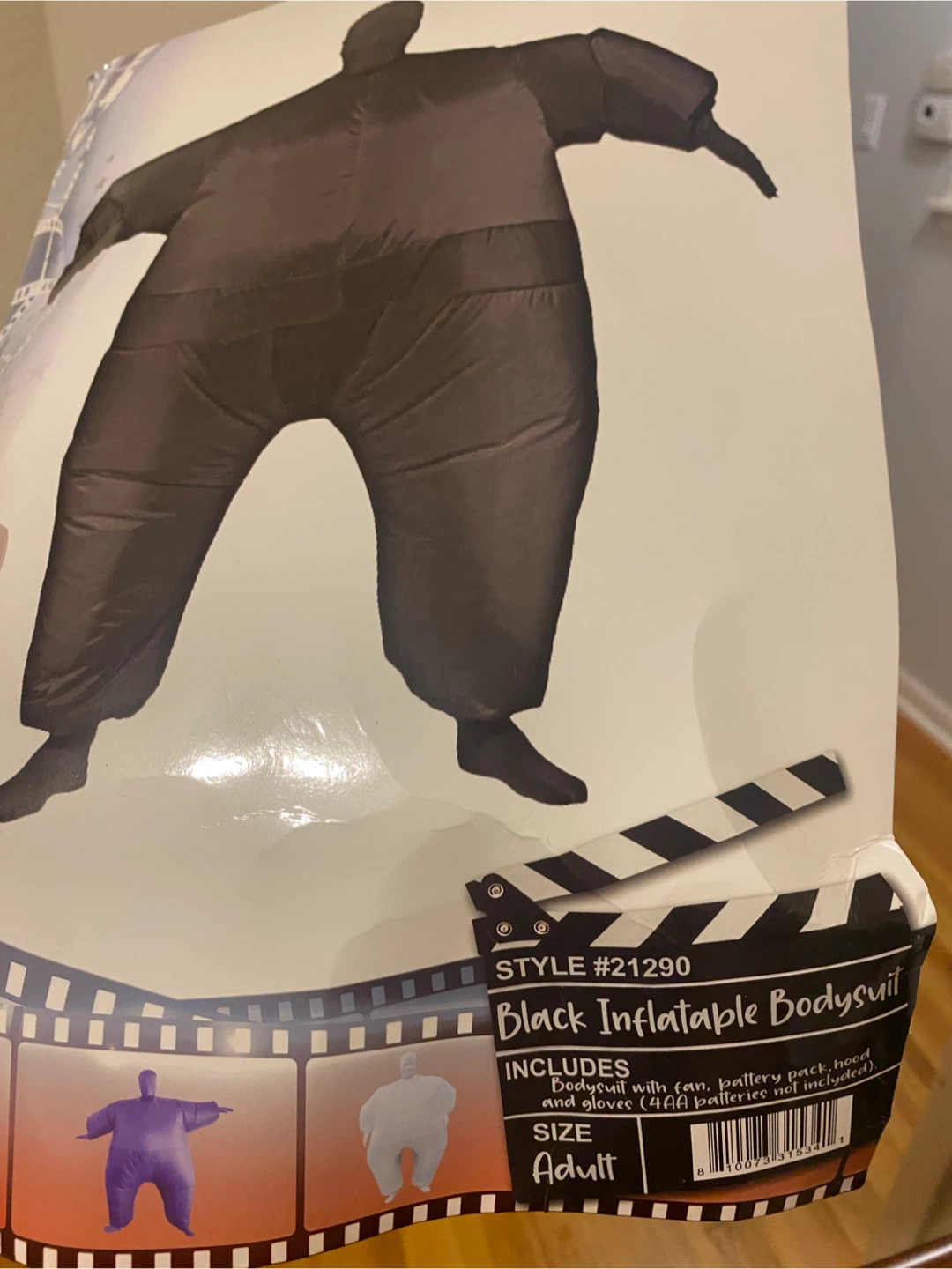 Studio Halloween Black Inflatable Bodysuit - photo 2