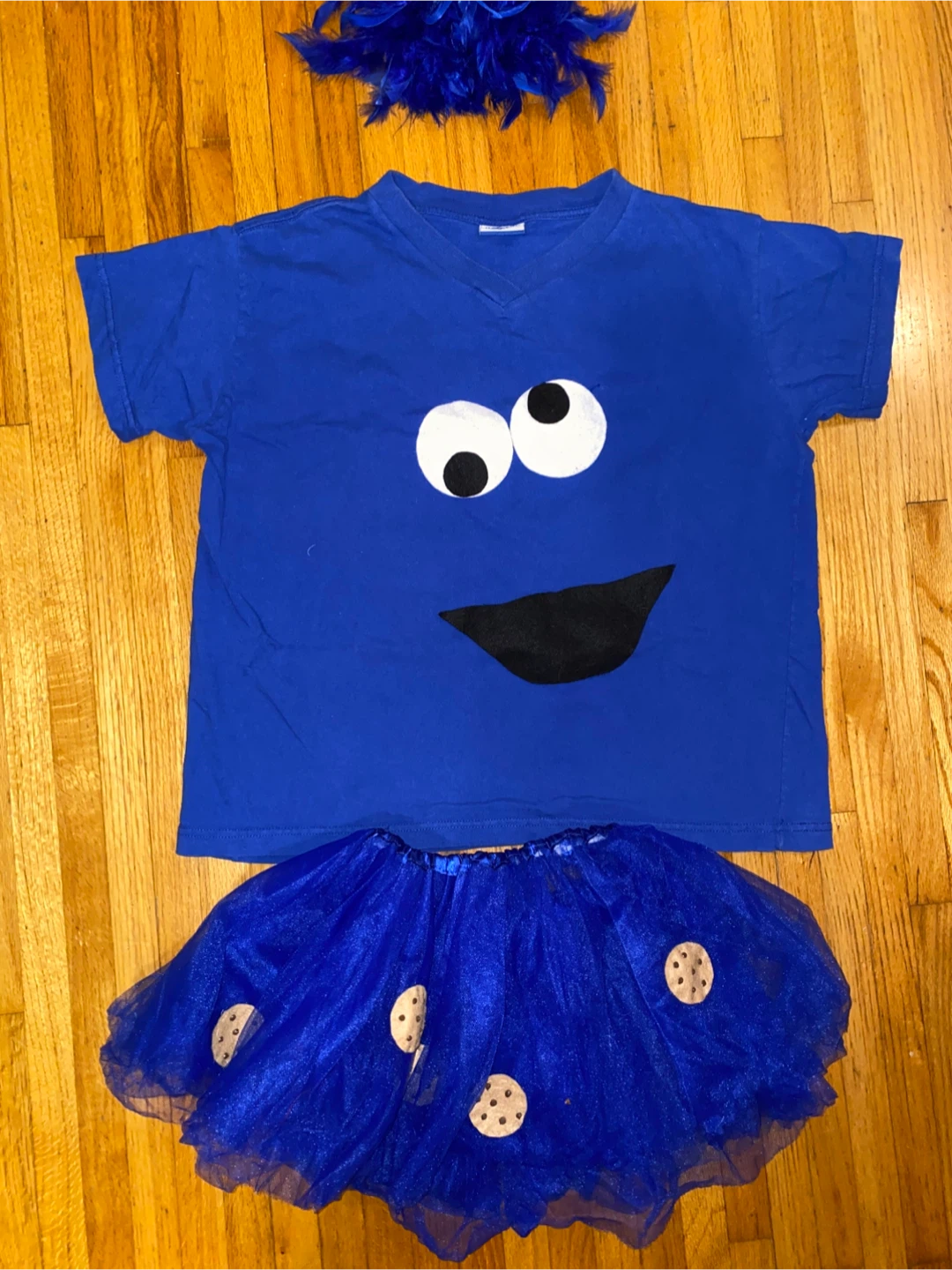 Handmade Cookie Monster Costume Set - photo 2