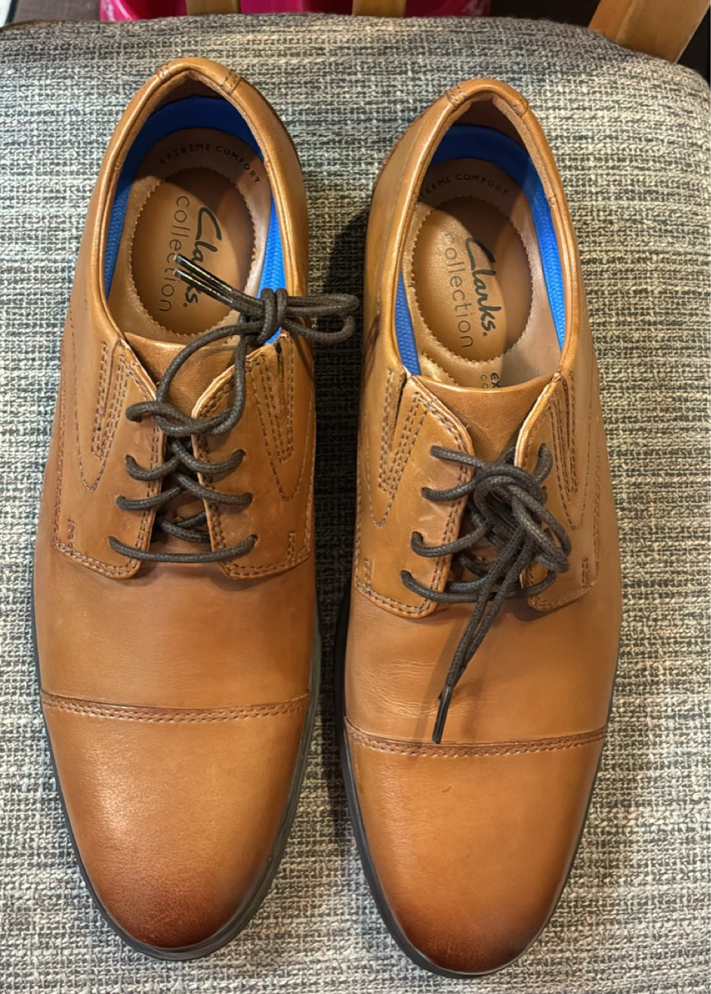 New Clarks Collection Tan Dress Shoes