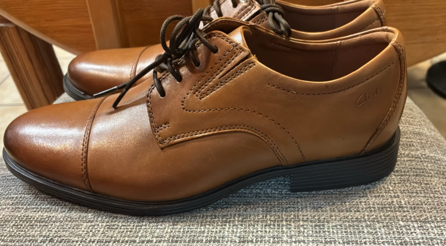 New Clarks Collection Tan Dress Shoes - photo 2