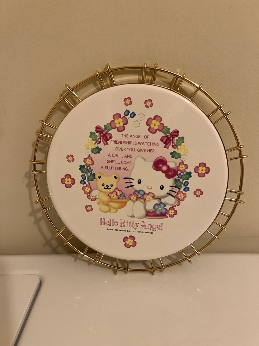 Sanrio Hello Kitty Angel Decorative Tile and Trivet