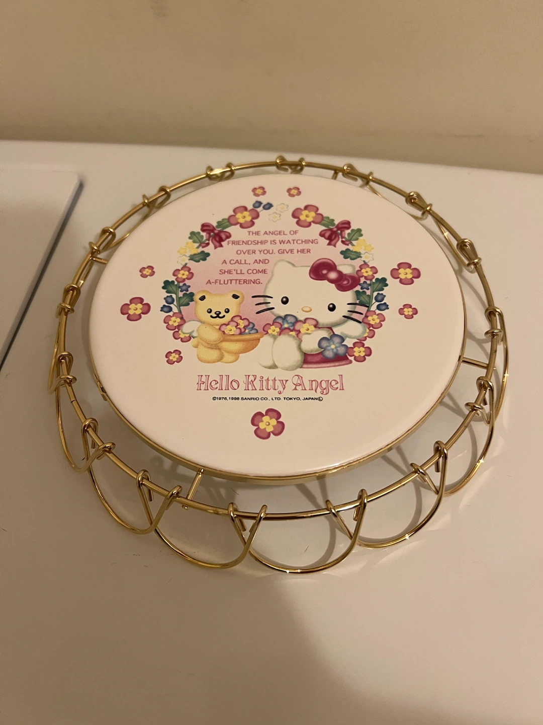 Sanrio Hello Kitty Angel Decorative Tile and Trivet - photo 2
