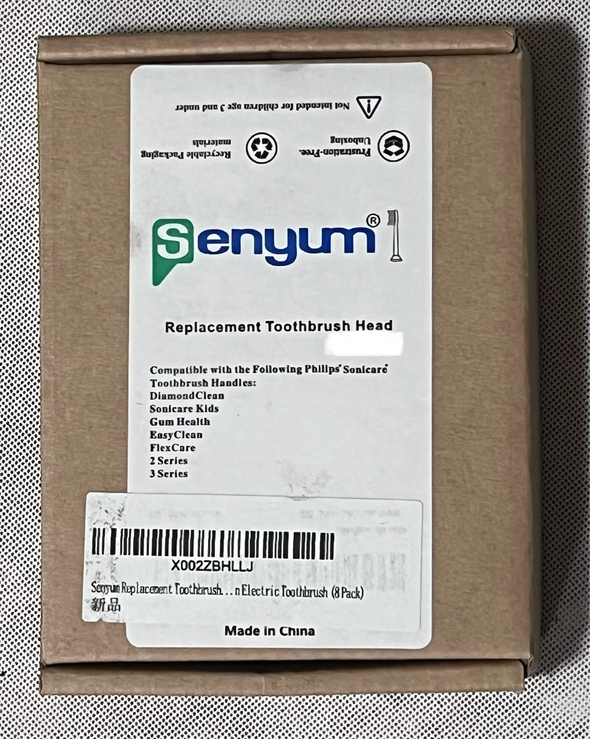 Senyum Replacement Toothbrush Heads (8 Pack)