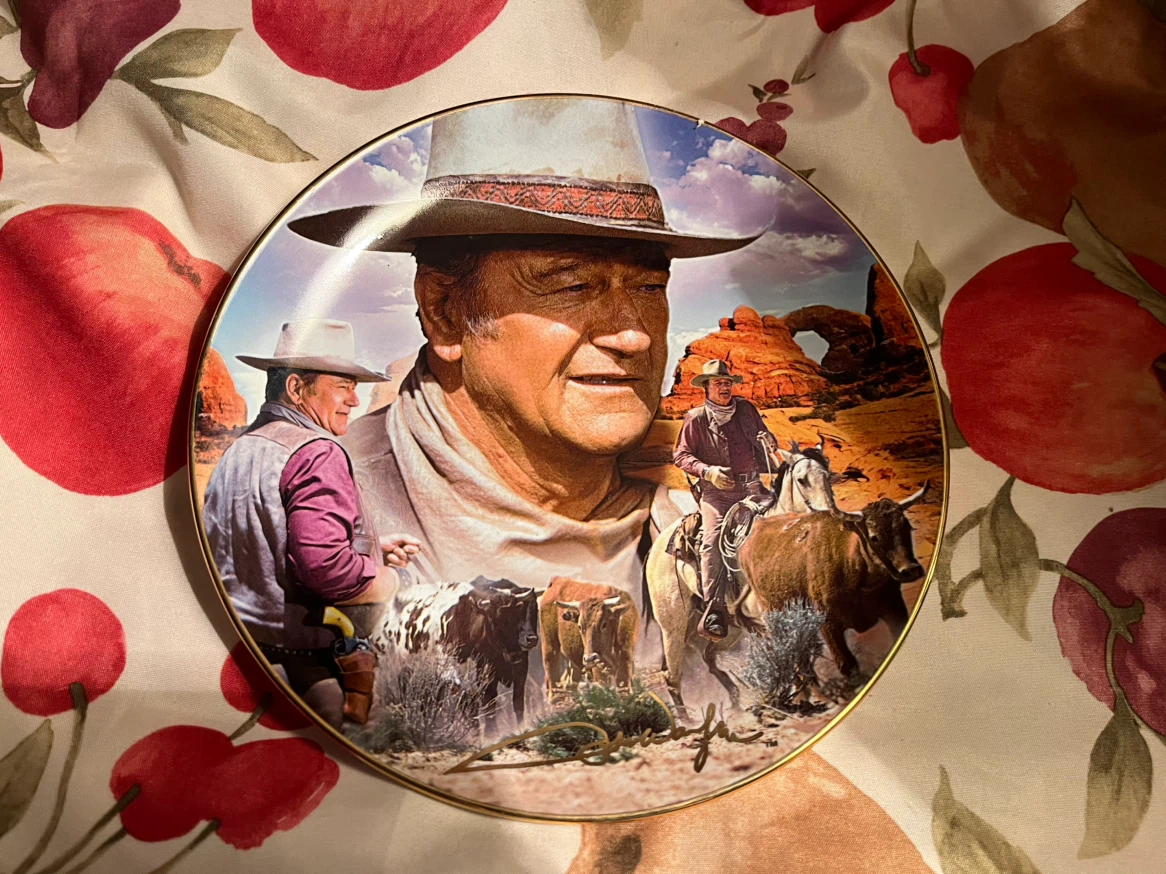 John Wayne Collector Plate