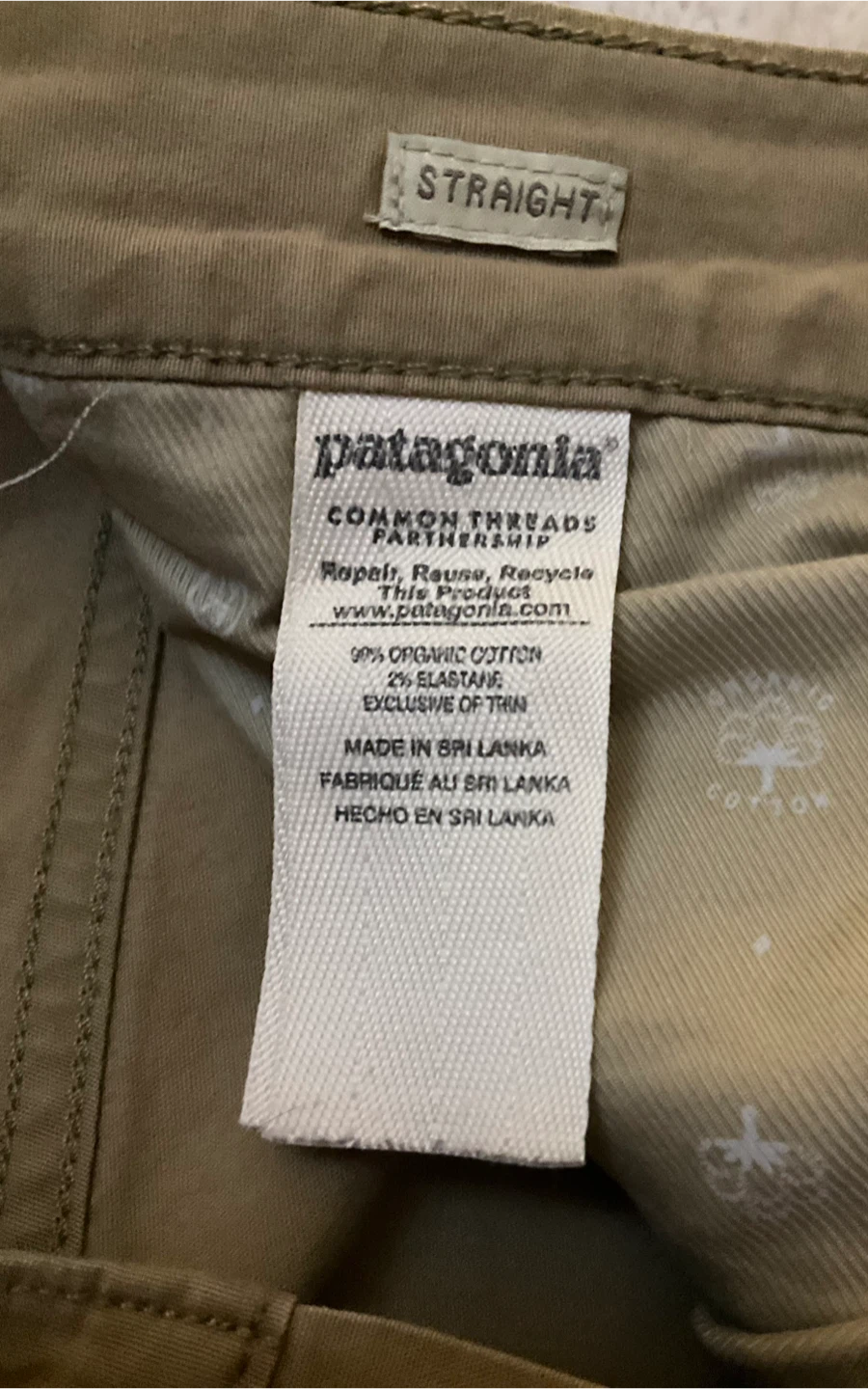 Patagonia Mens Straight Fit Pants 33x32 - photo 4