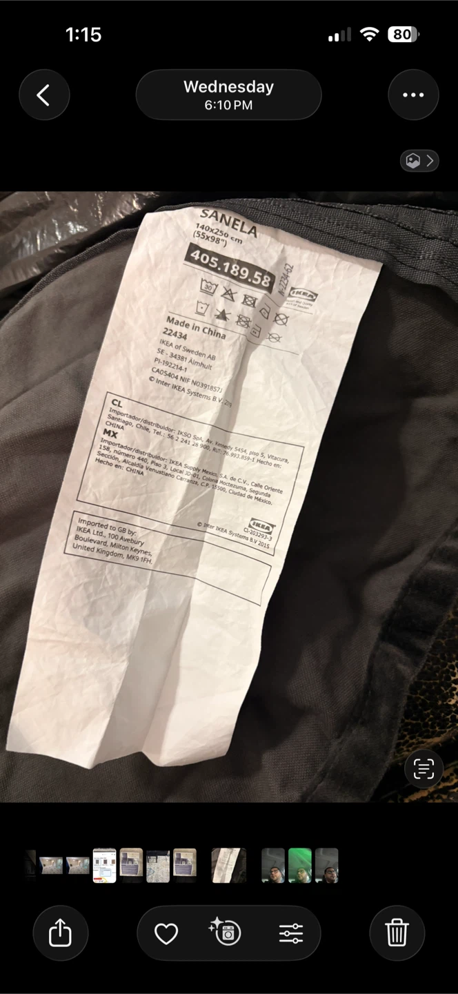 IKEA SANELA blackout curtains , 1 Pair - photo 2