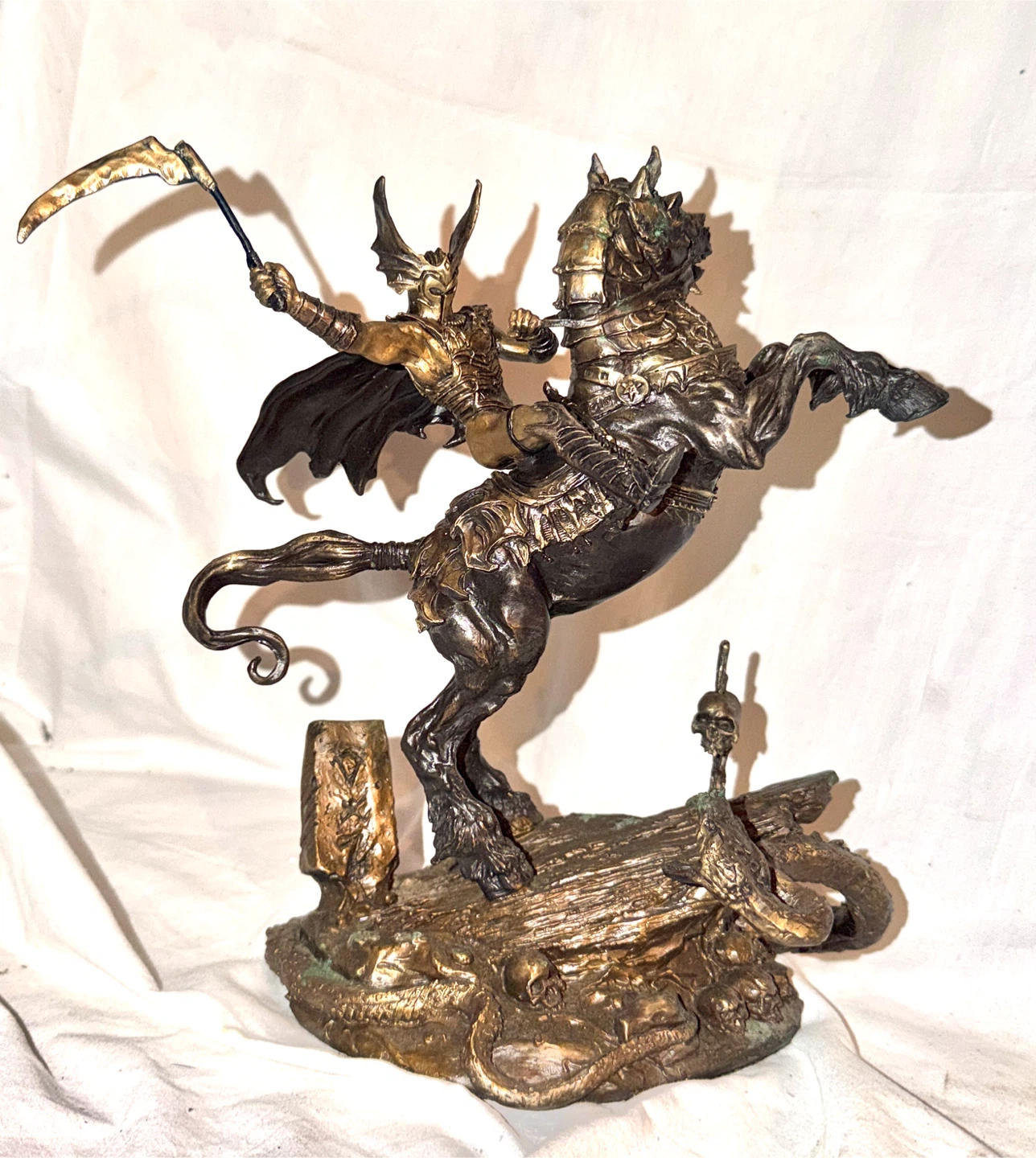 Nightmares bane Franklin mint statue bronze statue - photo 2