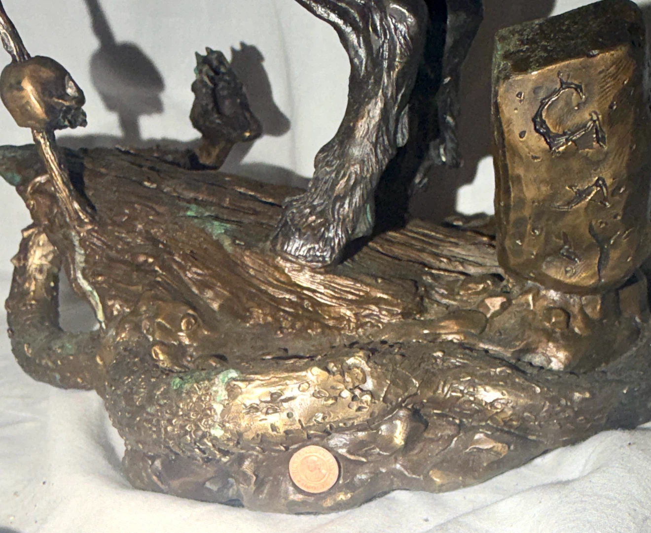 Nightmares bane Franklin mint statue bronze statue - photo 5