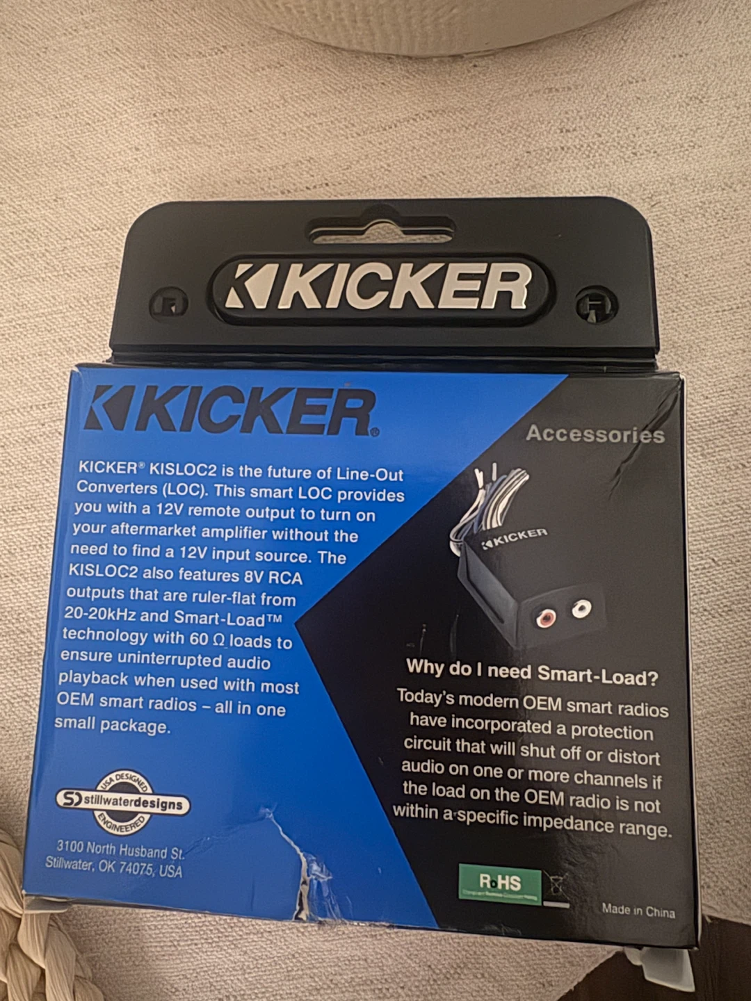 Kicker KISLOC2 55W Smart-Load Line-Output Converter - photo 2