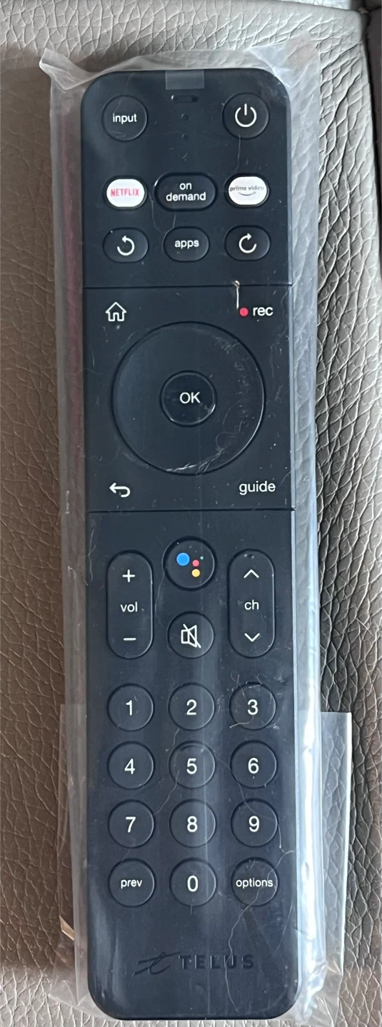 Telus Optik TV Remote, brand new