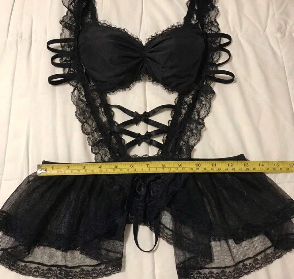 Maid Inspired Gothic style Lingerie Set - photo 5