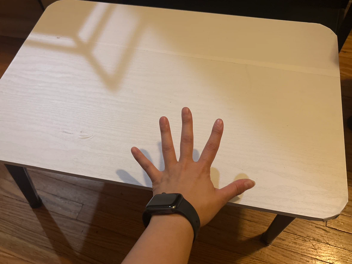 Small White Folding Table