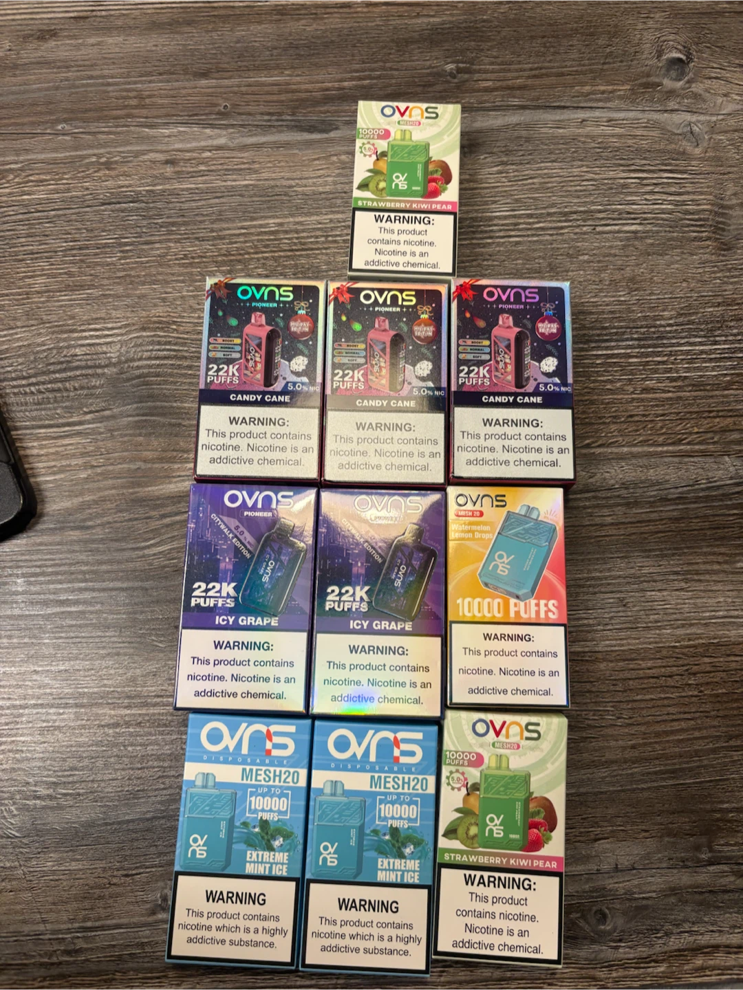OVNS Disposable Vape Assortment