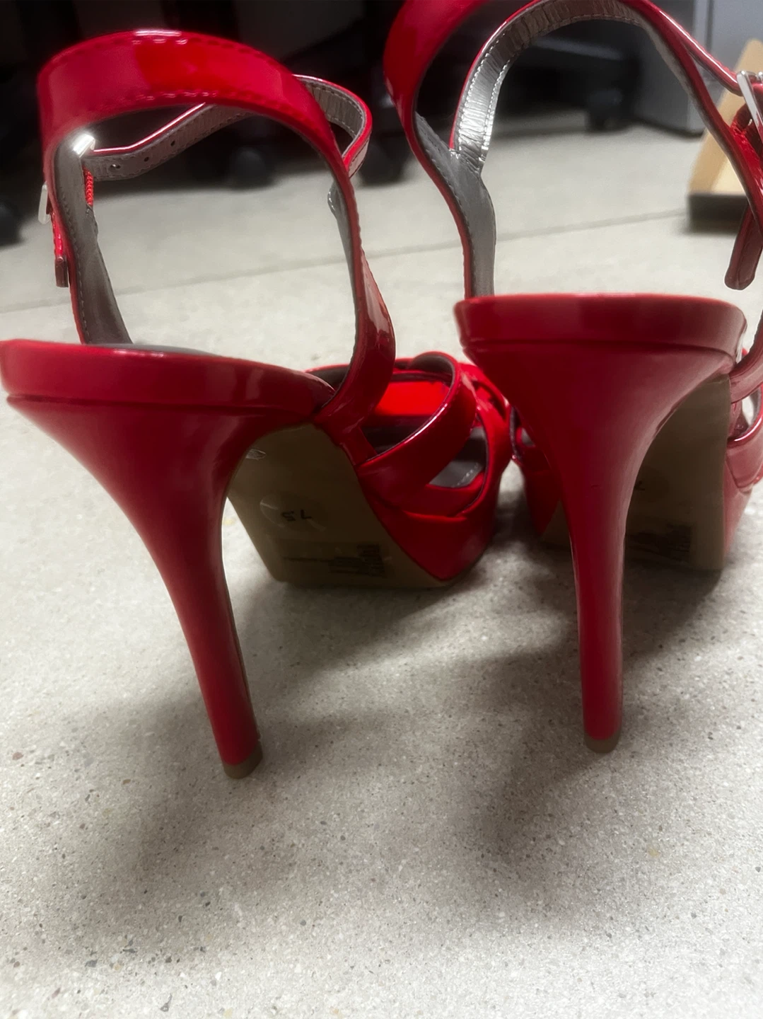 Worthington Red Patent Heels Size 7.5M - photo 4