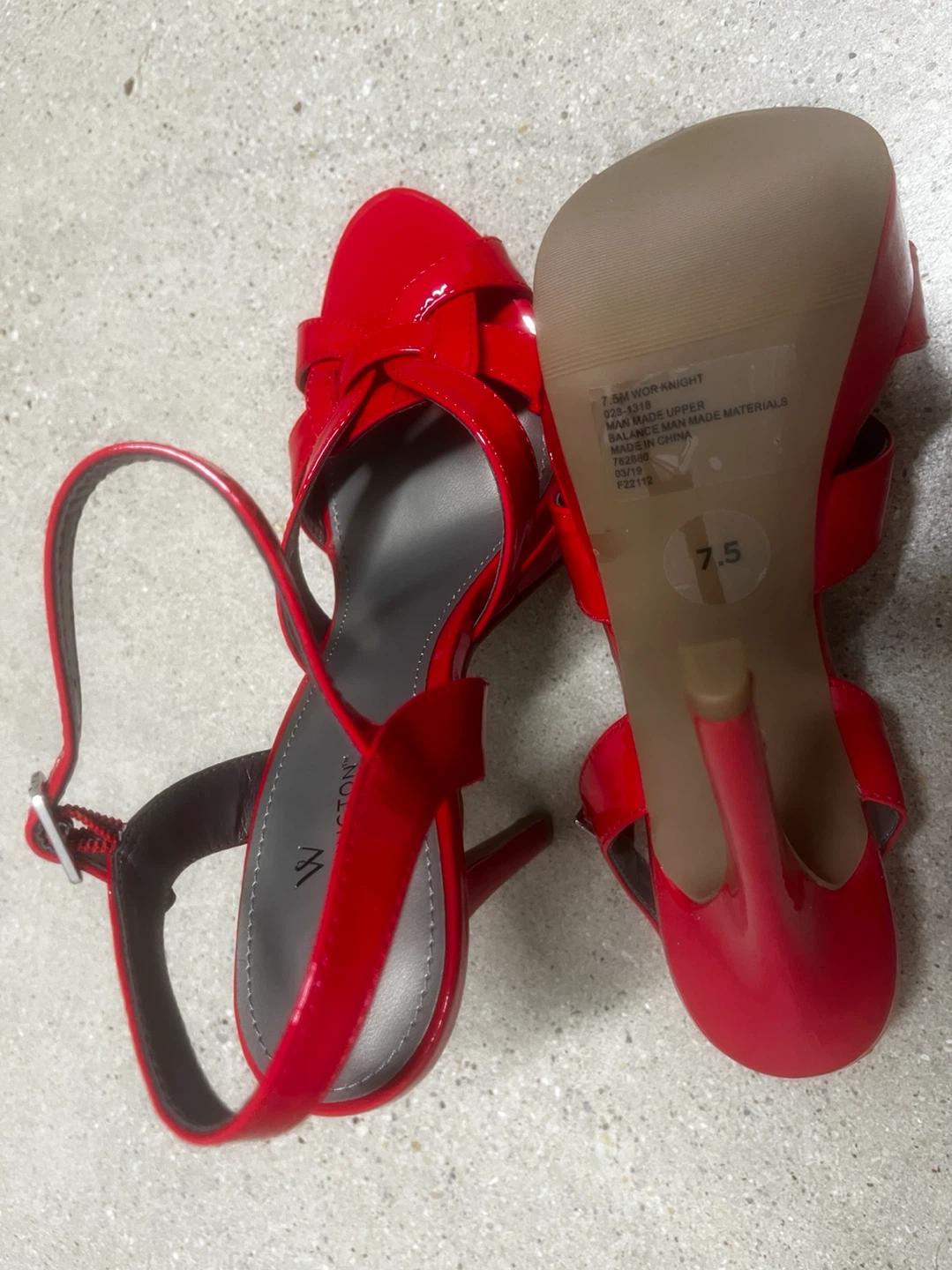 Worthington Red Patent Heels Size 7.5M - photo 5