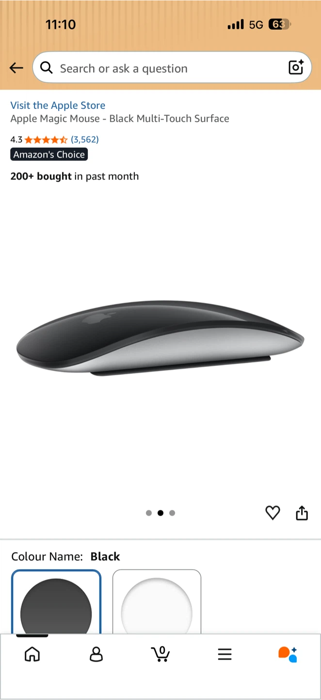 Apple Magic Mouse - Black - photo 2