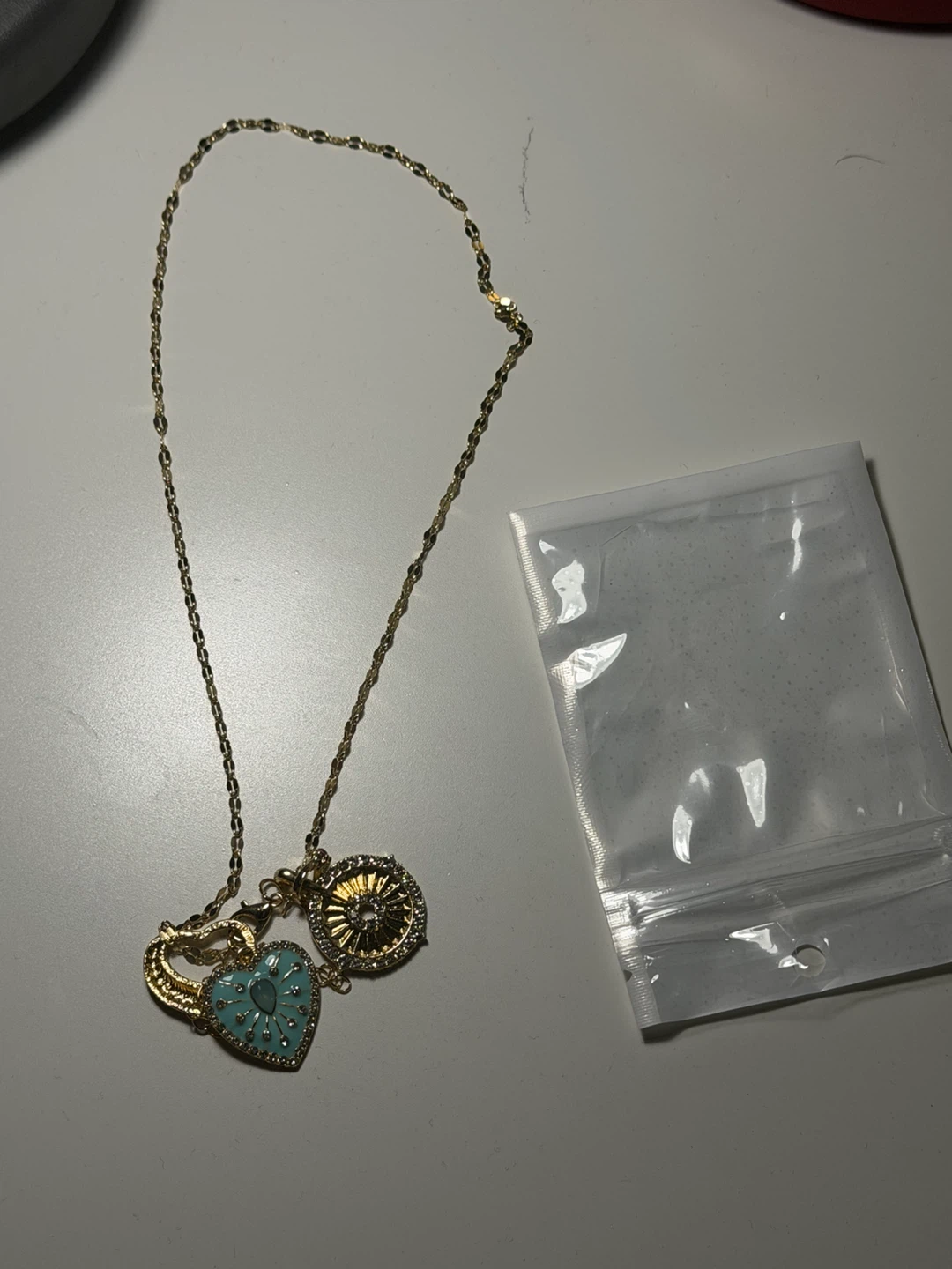 Gold-Tone Multi-Charm Necklace