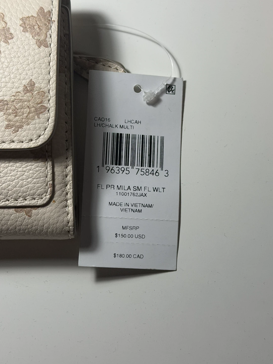 Coach Mila Small Flap Wallet - Chalk Multi - photo 2