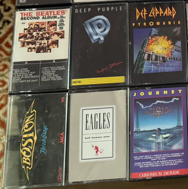 Classic Rock Music Cassette Tape Collection - photo 3