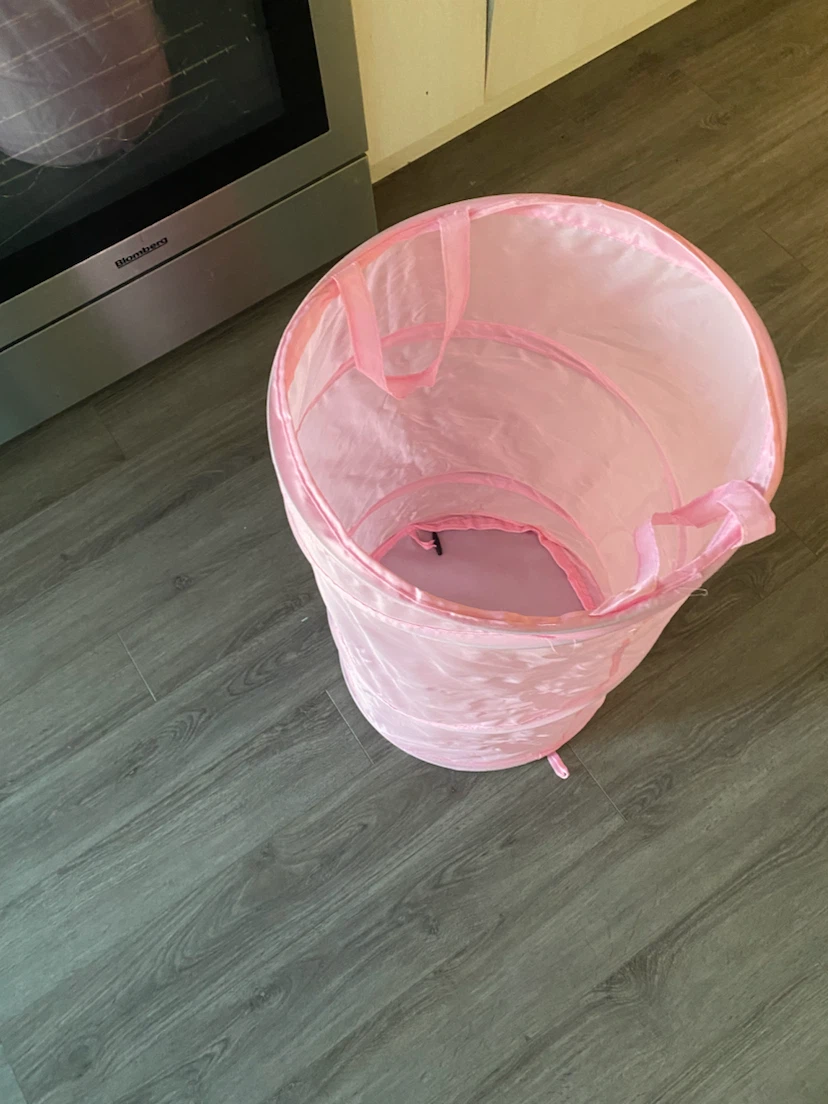 Collapsible Pink Laundry Bag - Ikea - photo 2