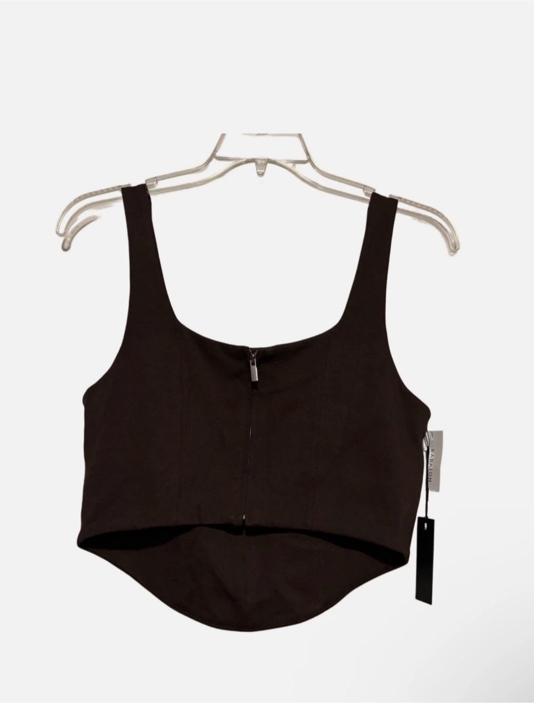 Aritzia Babaton Ten Brown Corset Crop Top - photo 2