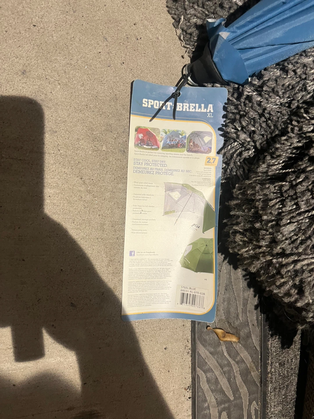 Sport-Brella XL Umbrella Tent - Steel Blue - photo 2